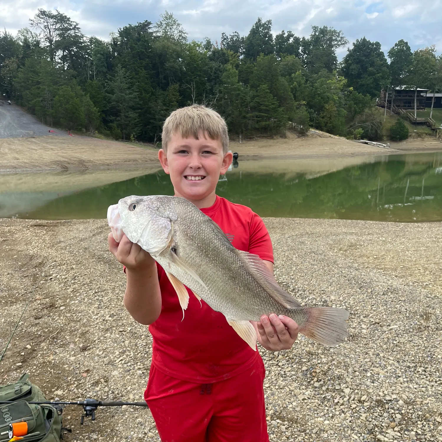 Freshwater drum caught on Fishbrain