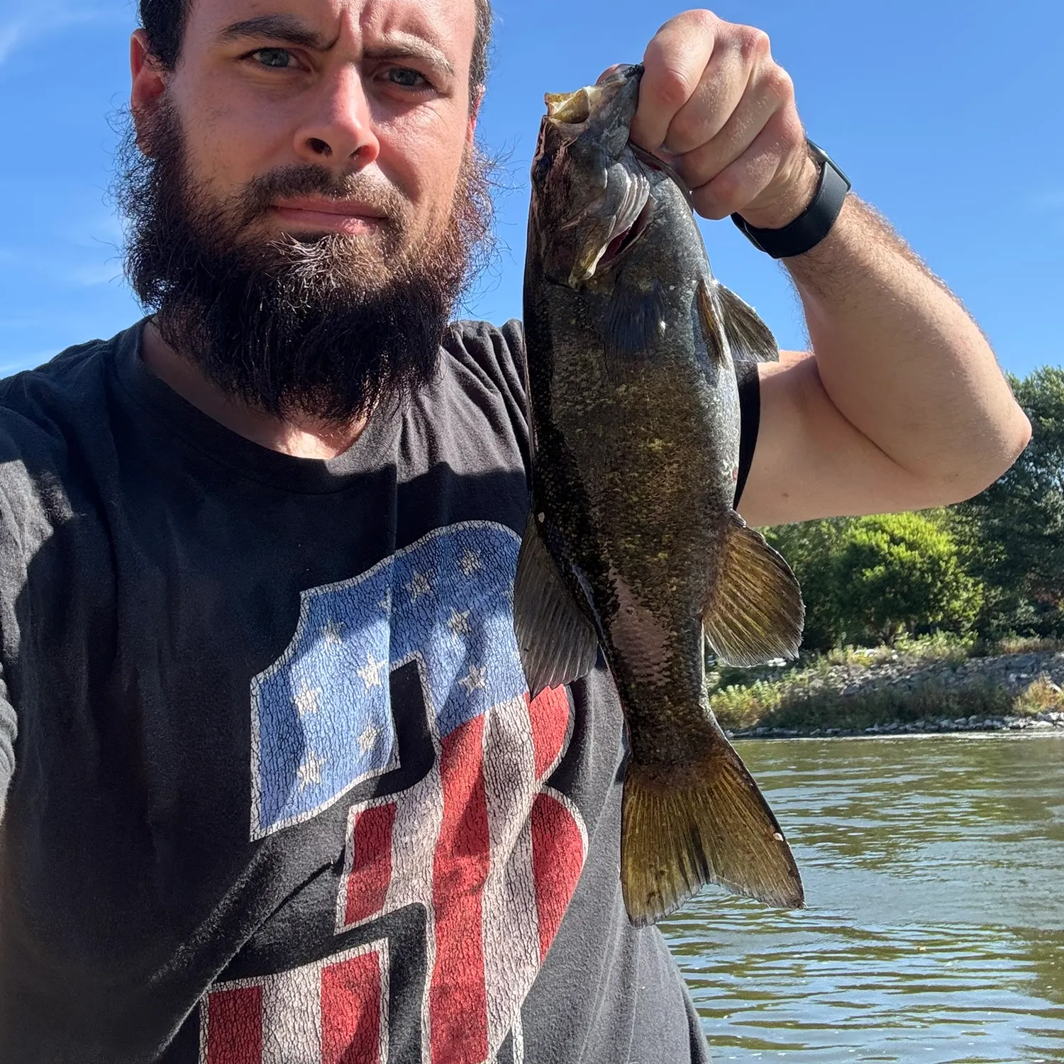 Smallmouth bass caught on Fishbrain