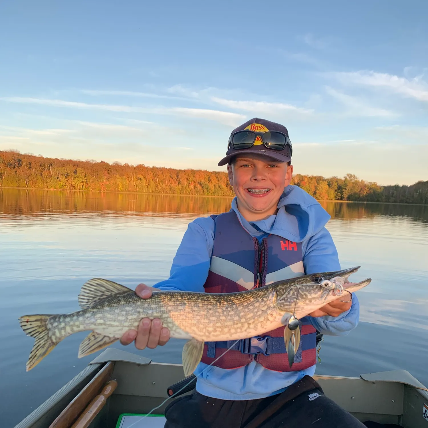 Northern pike caught on Fishbrain