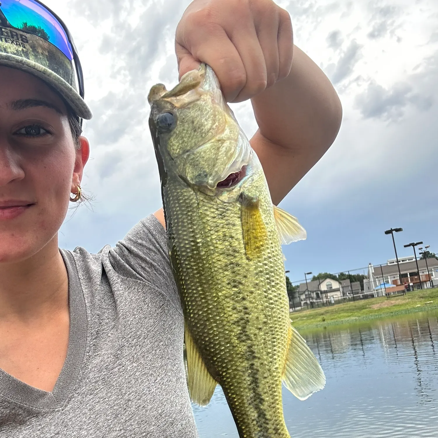 Spotted bass caught on Fishbrain