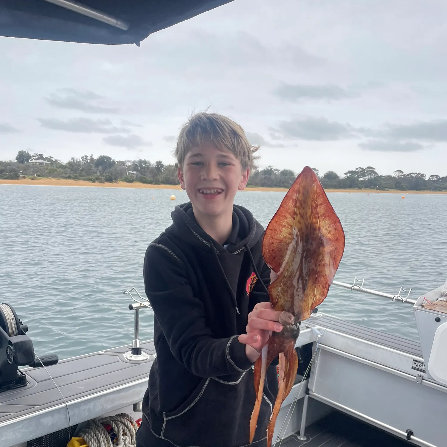 Southern calamari caught on Fishbrain