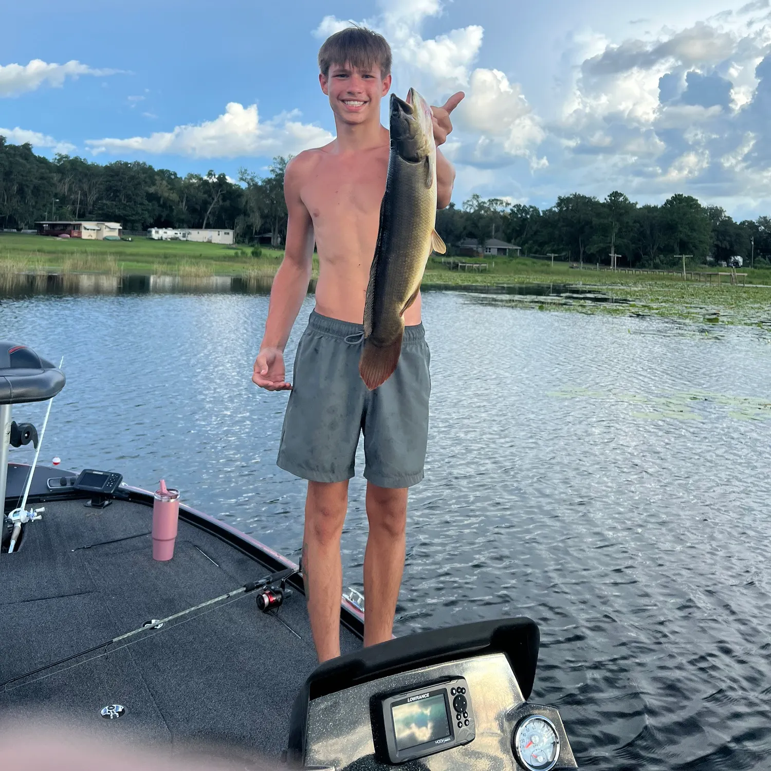 Ruddy bowfin caught on Fishbrain
