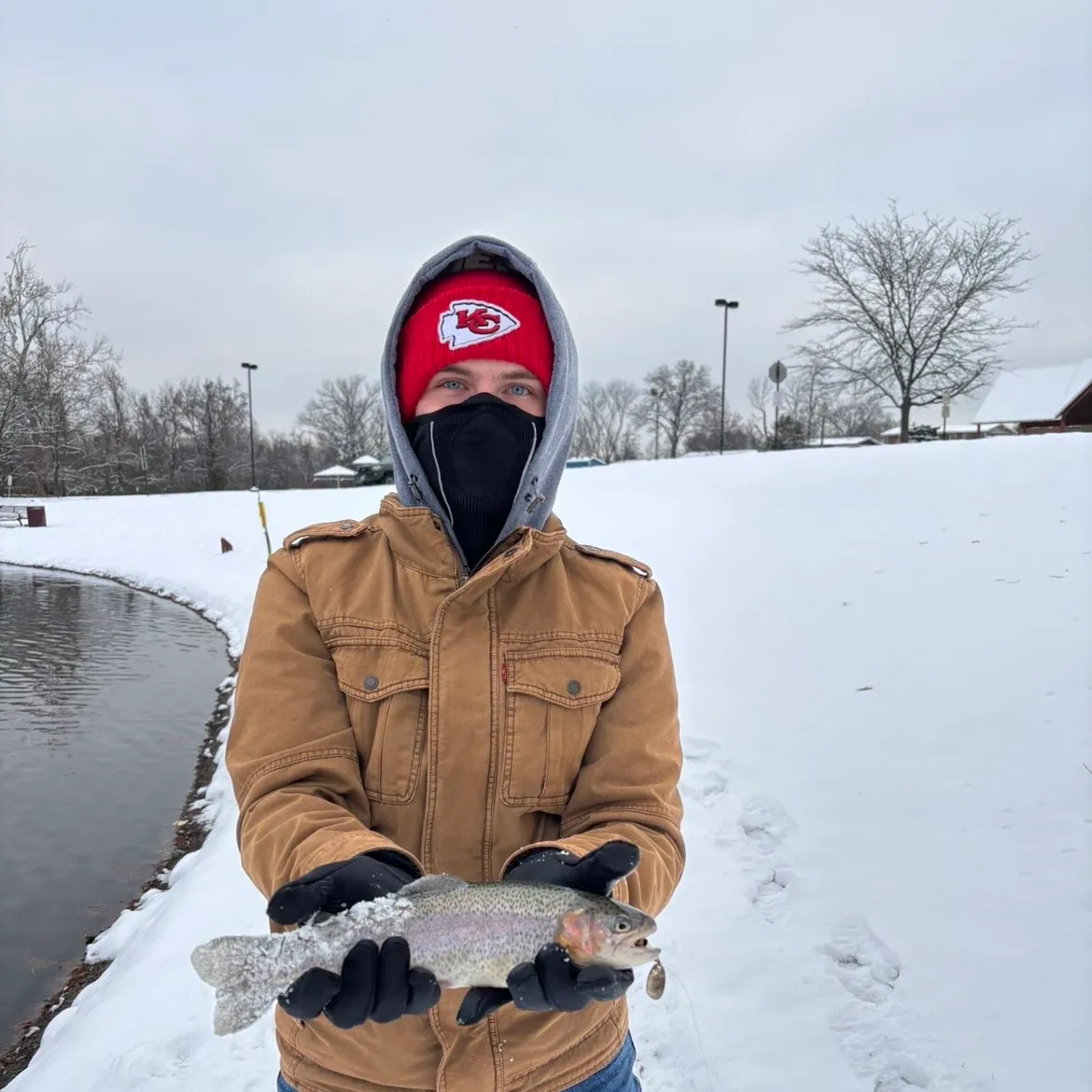 Rainbow trout caught on Fishbrain