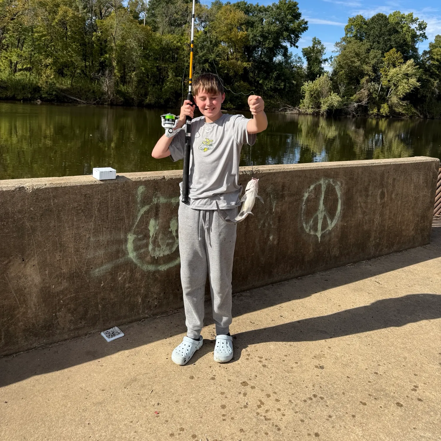Channel catfish caught on Fishbrain