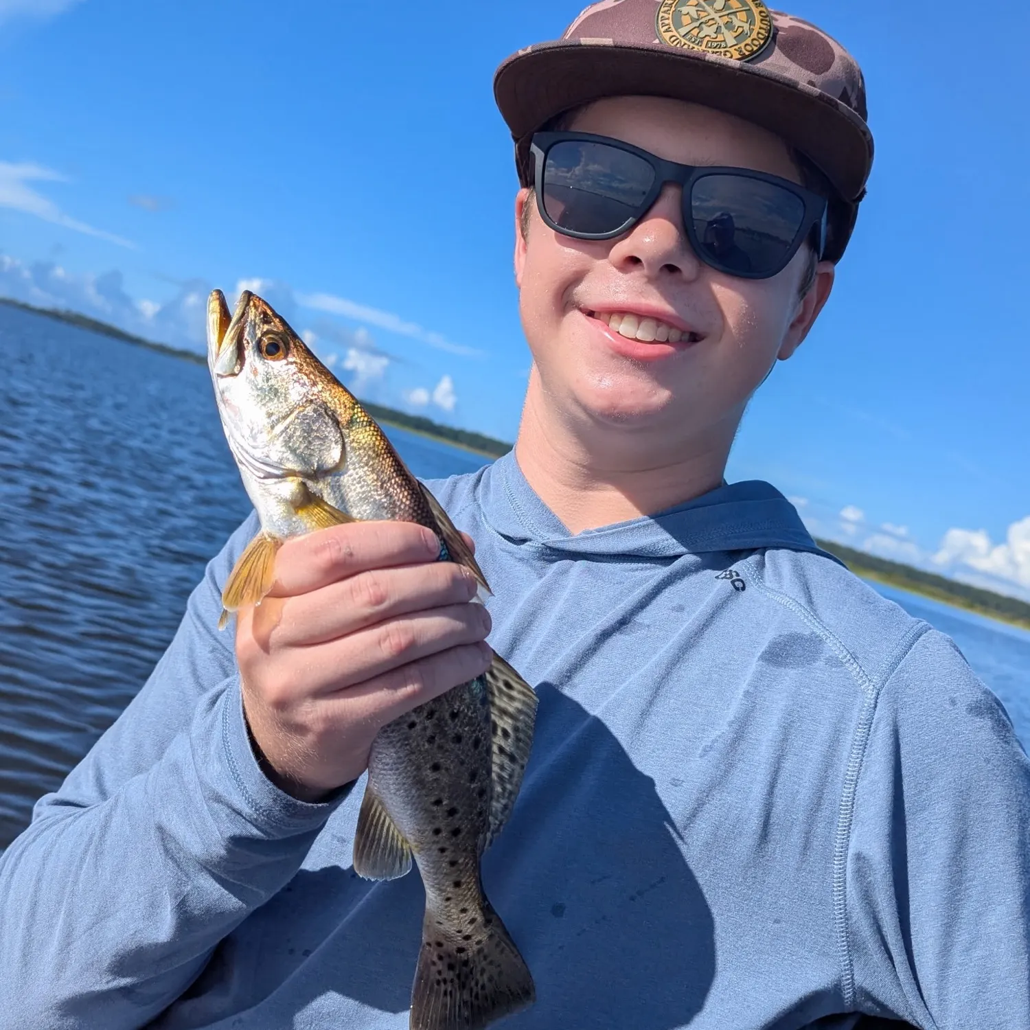 Spotted seatrout caught on Fishbrain