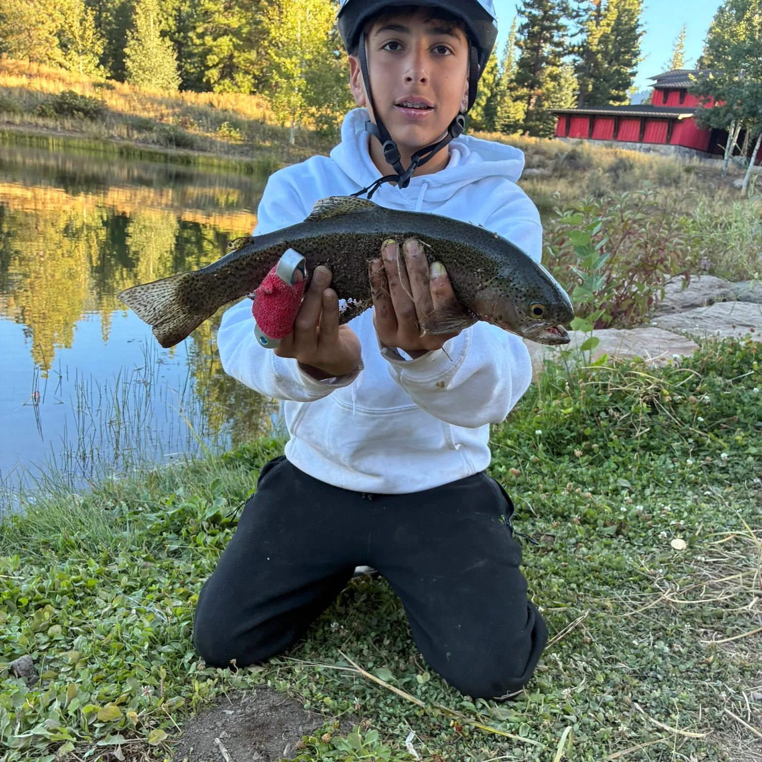 Rainbow trout caught on Fishbrain