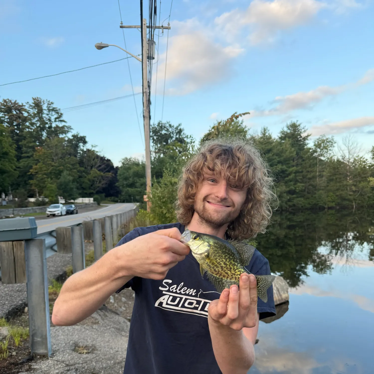 Black crappie caught on Fishbrain