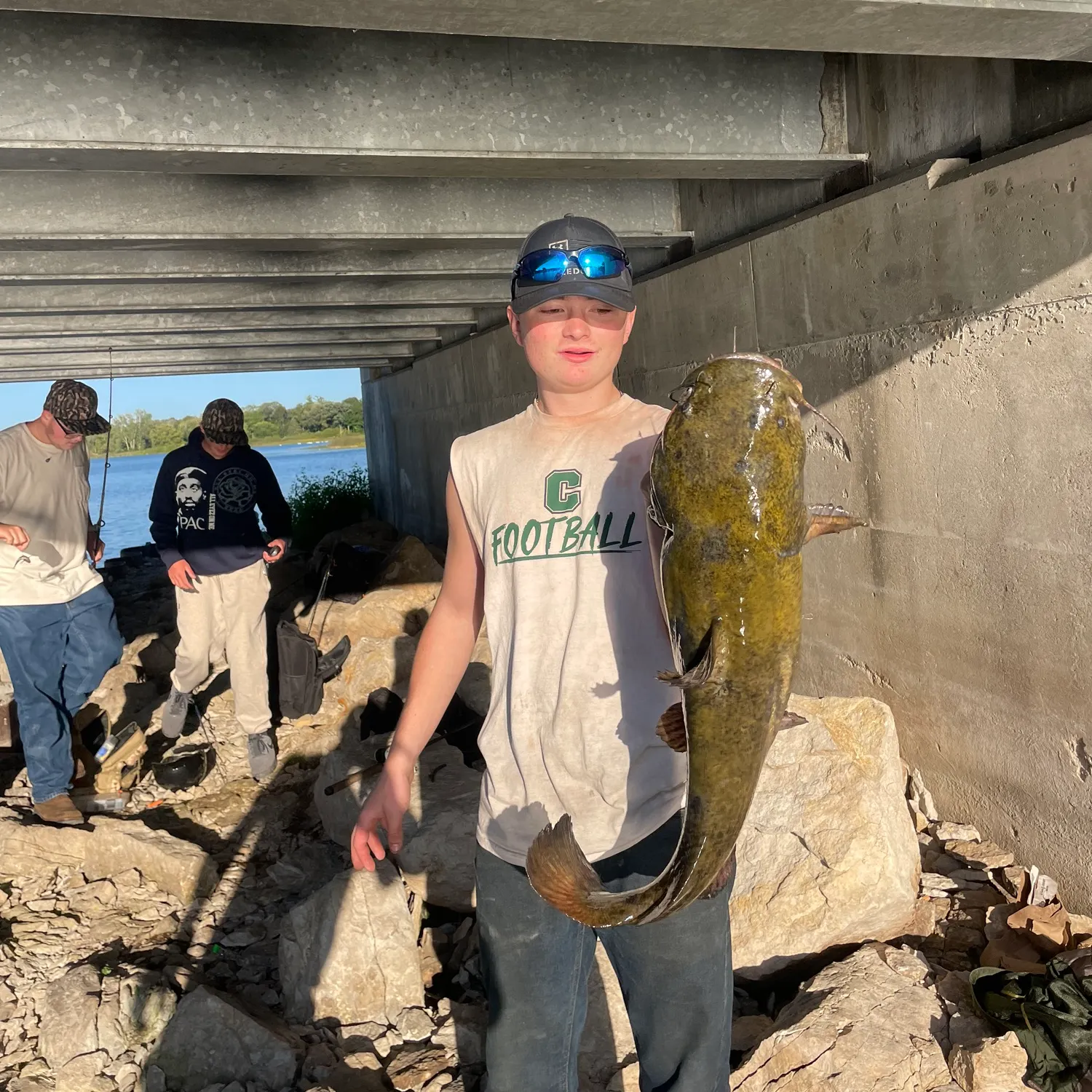 Flathead catfish caught on Fishbrain