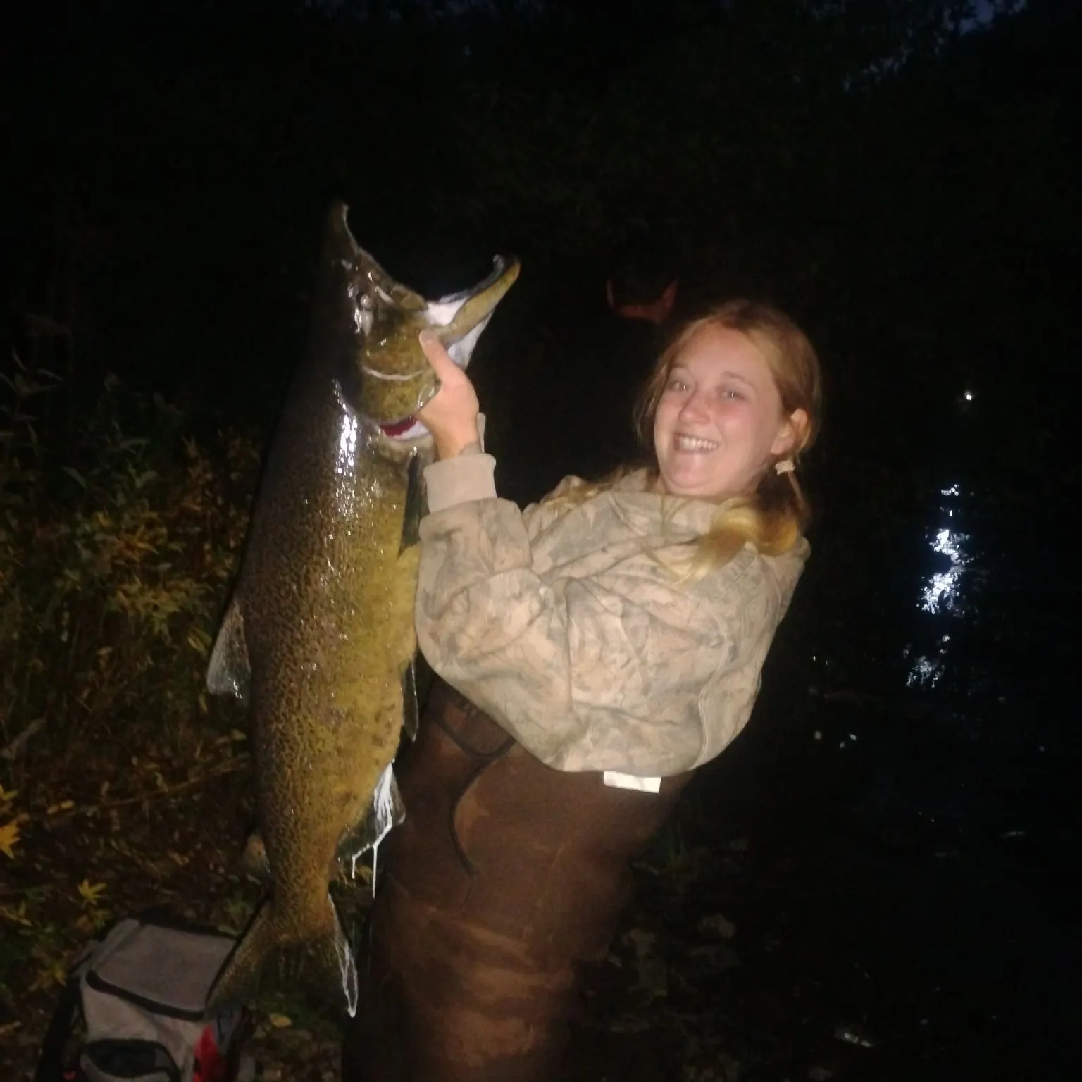 Chinook salmon caught on Fishbrain