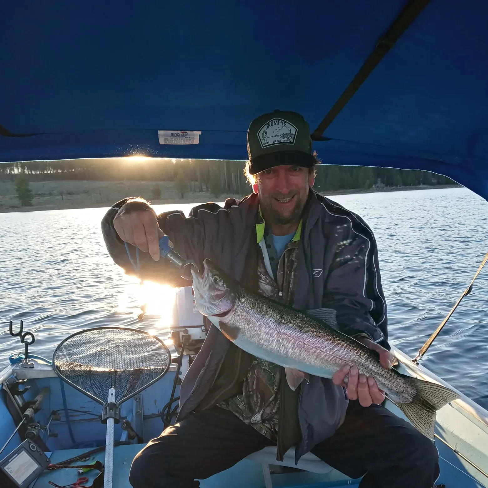 Rainbow trout caught on Fishbrain