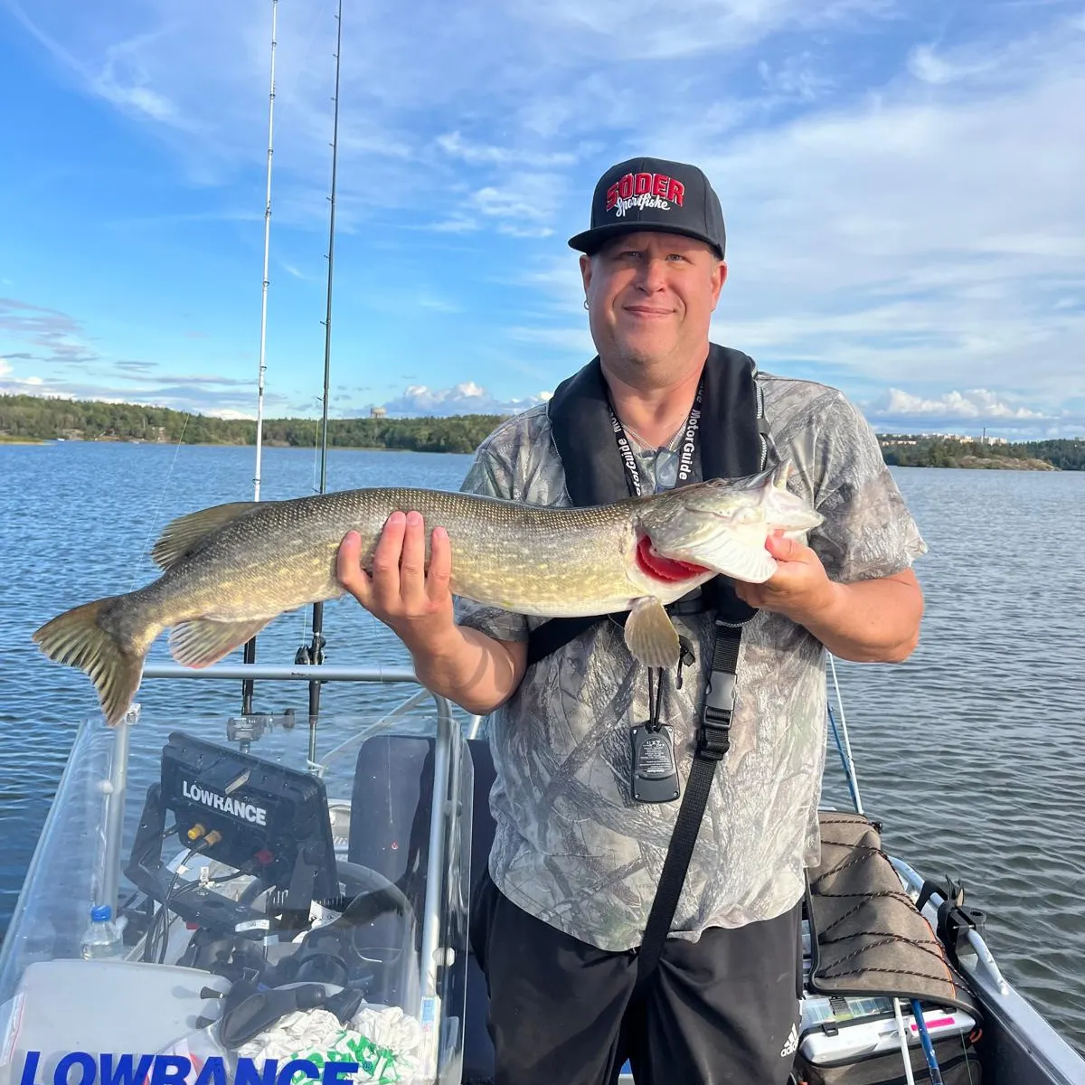 Northern pike caught on Fishbrain