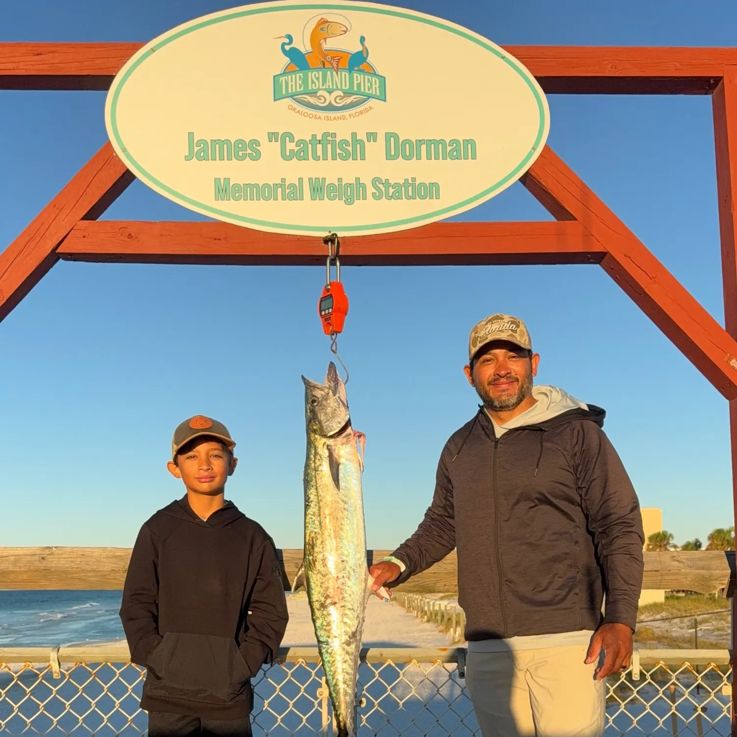 King mackerel caught on Fishbrain