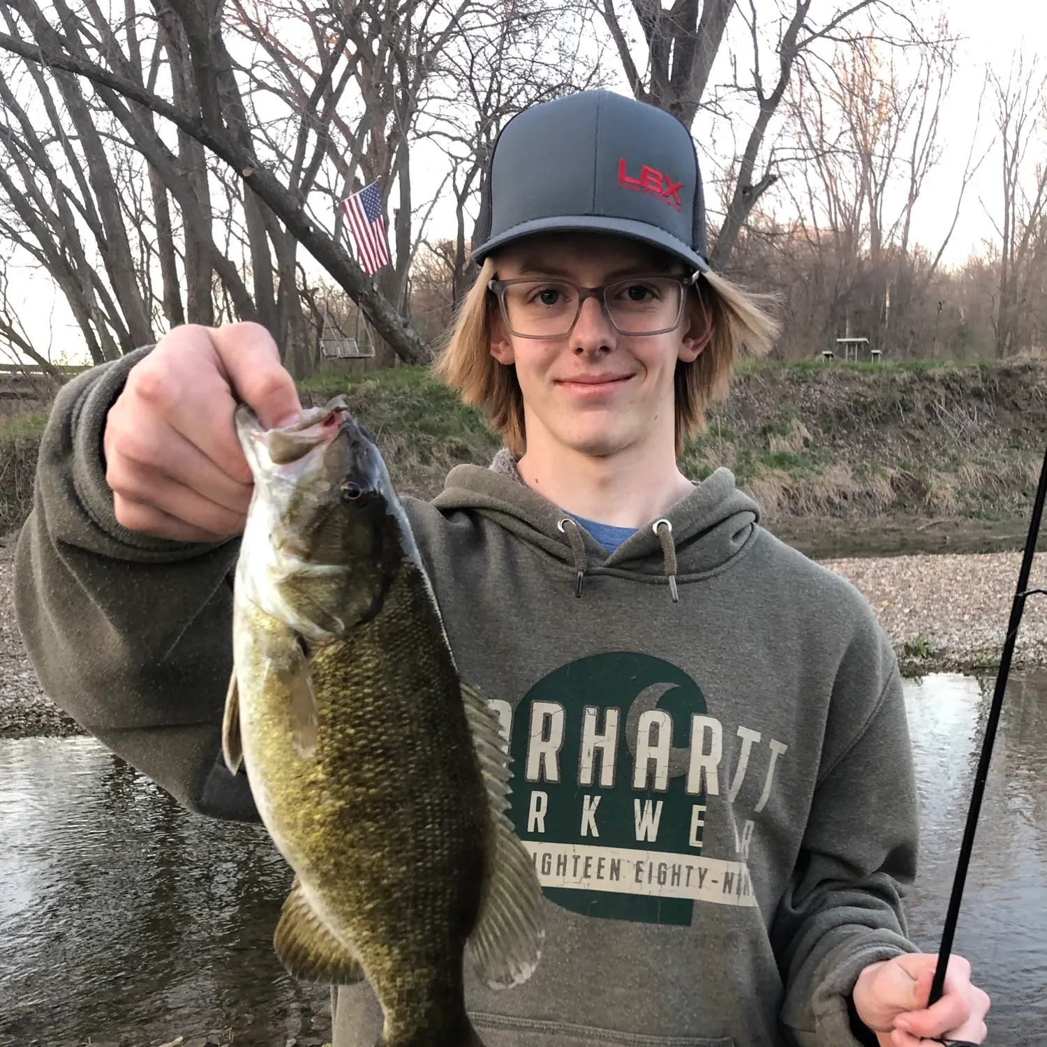 Smallmouth bass caught on Fishbrain