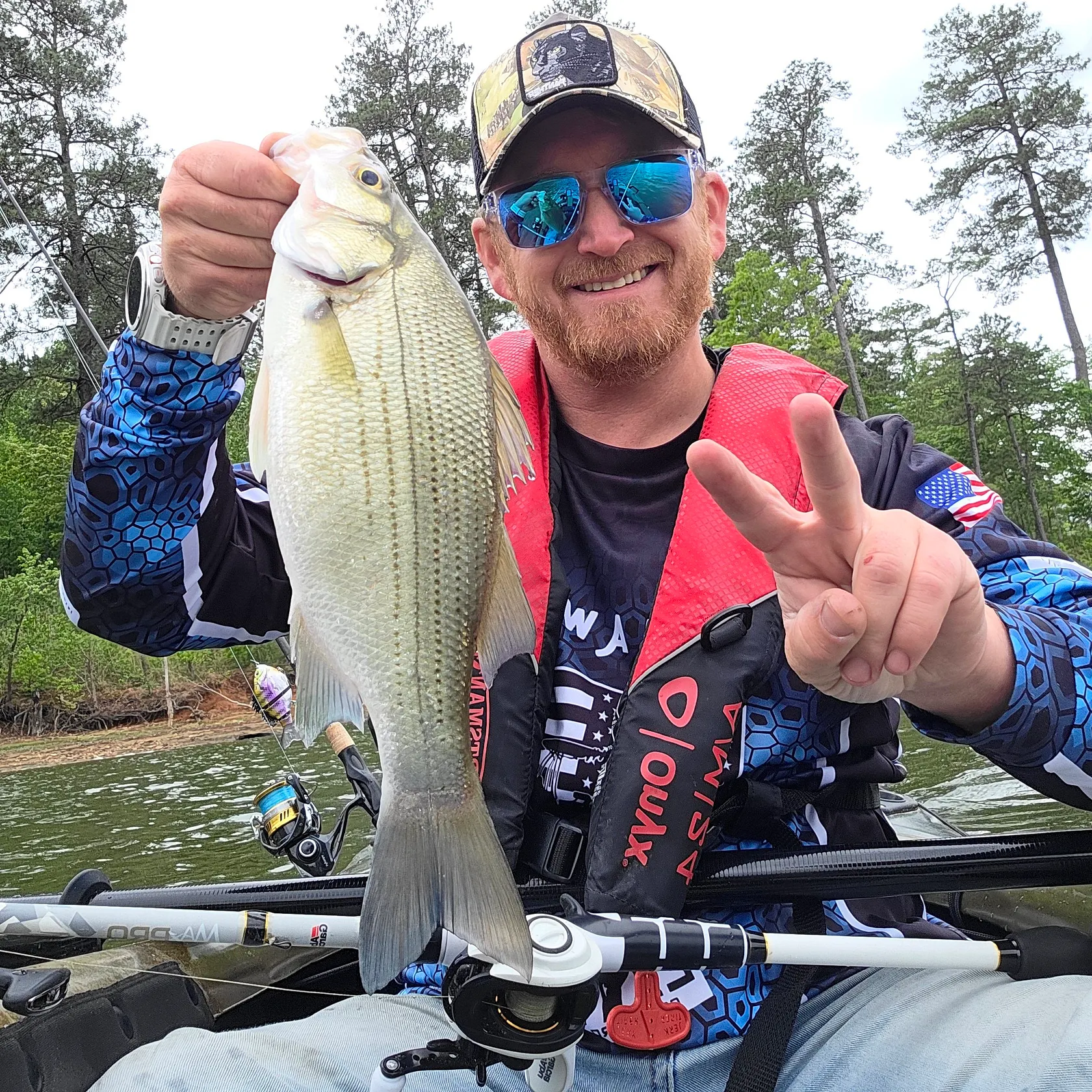 The most recent White bass catches on Fishbrain