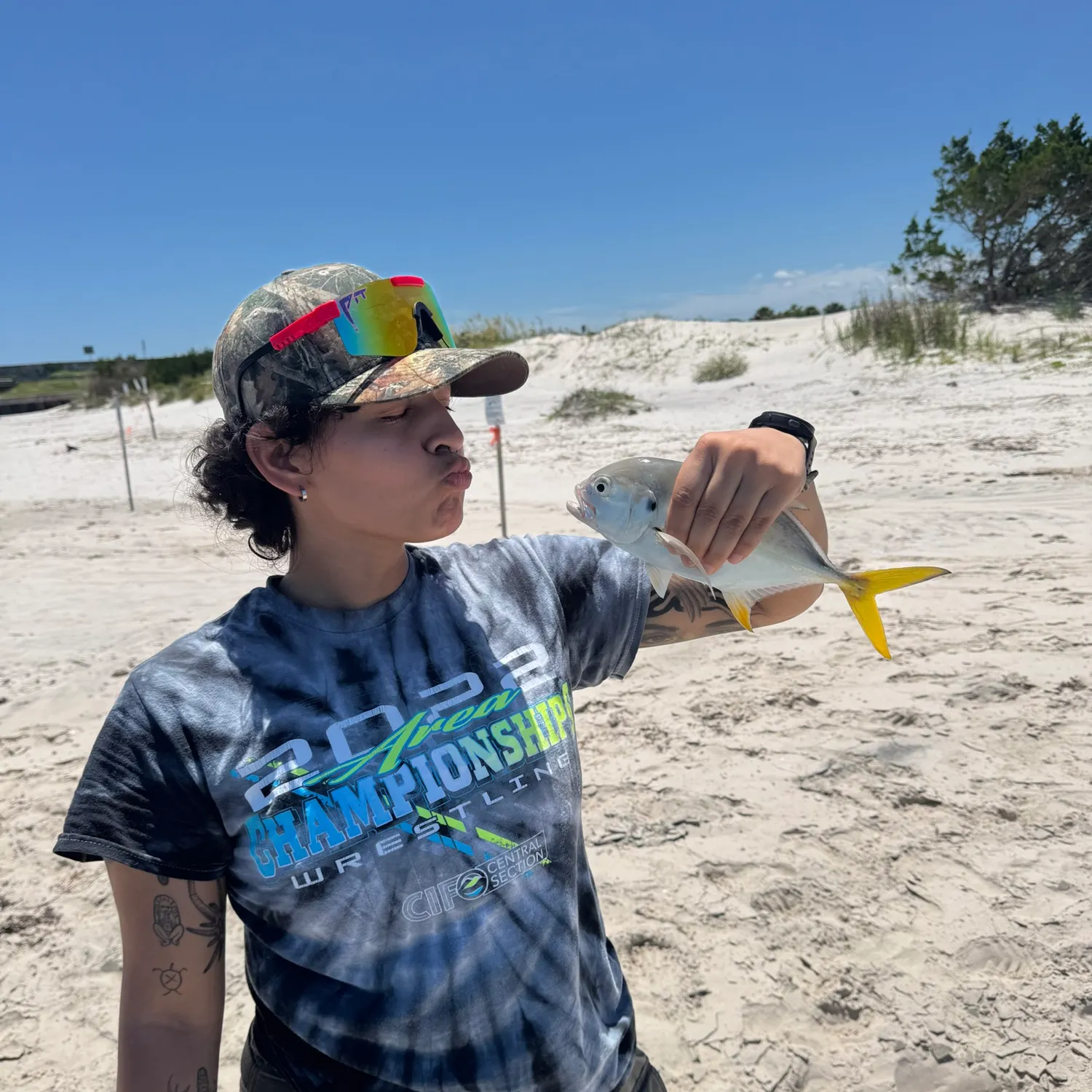 Crevalle jack caught on Fishbrain