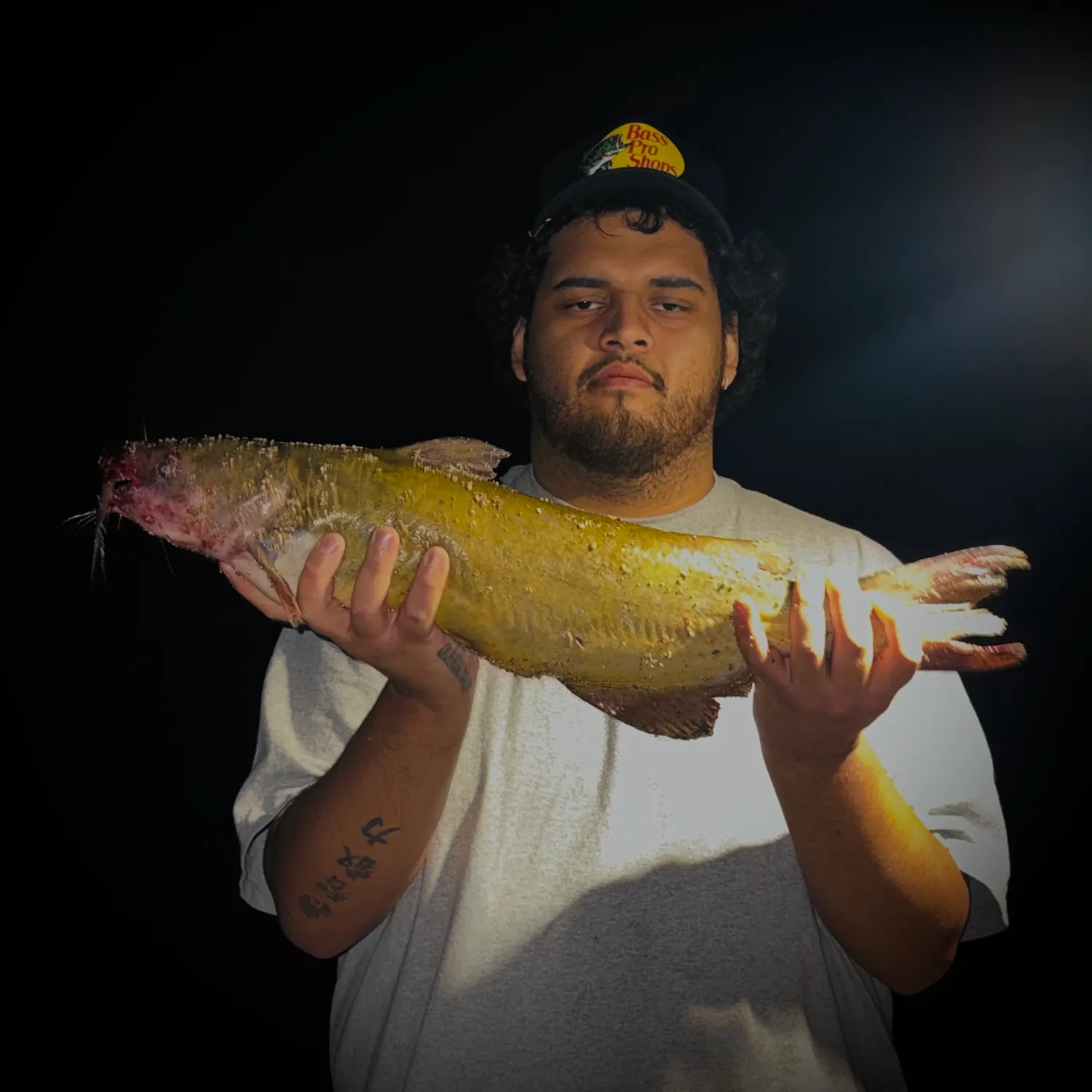 Channel catfish caught on Fishbrain