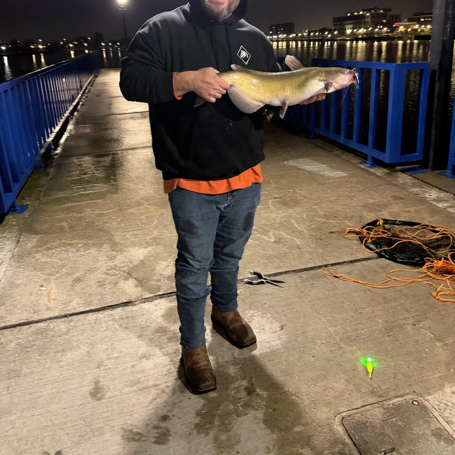 Channel catfish caught on Fishbrain
