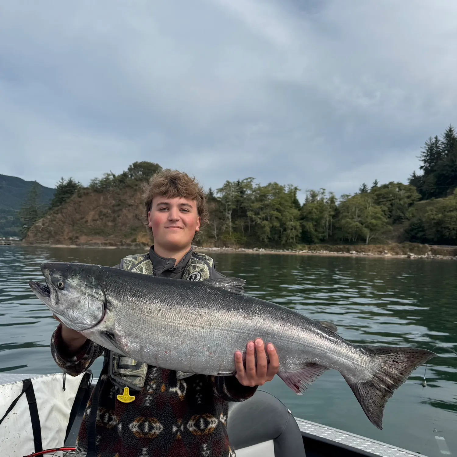 Chinook salmon caught on Fishbrain