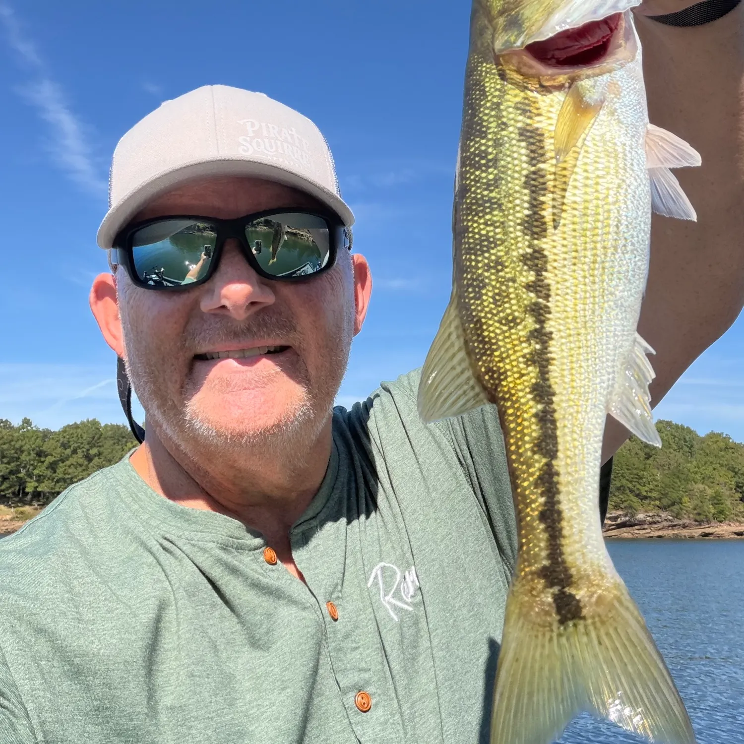 Spotted bass caught on Fishbrain