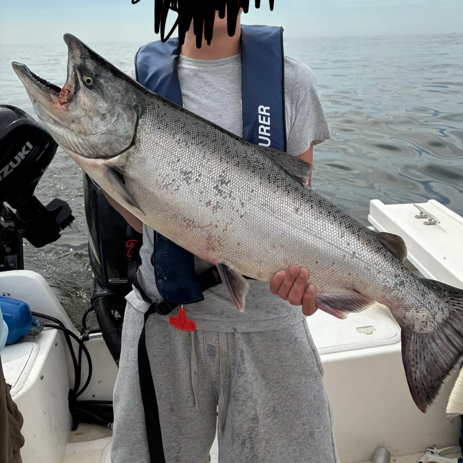 Chinook salmon caught on Fishbrain