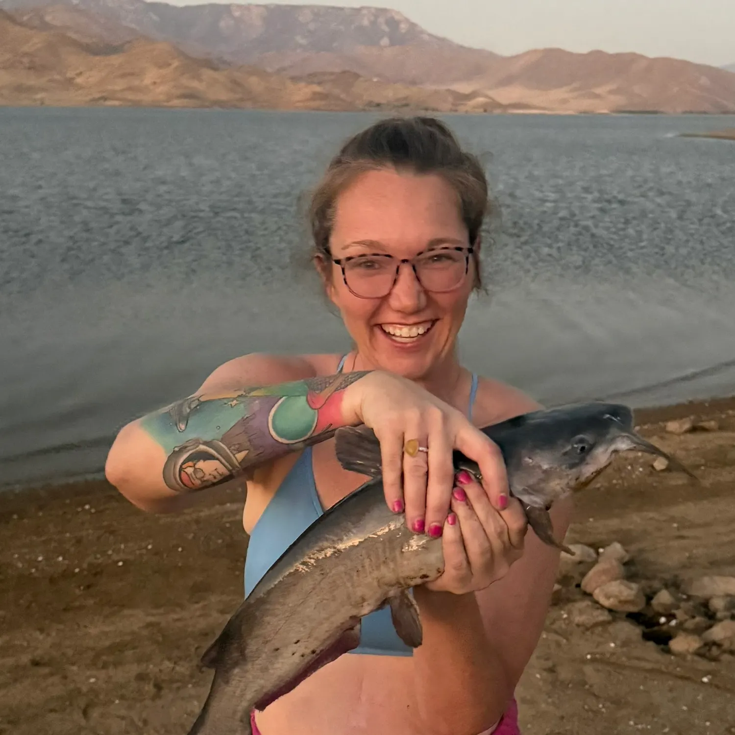 Channel catfish caught on Fishbrain