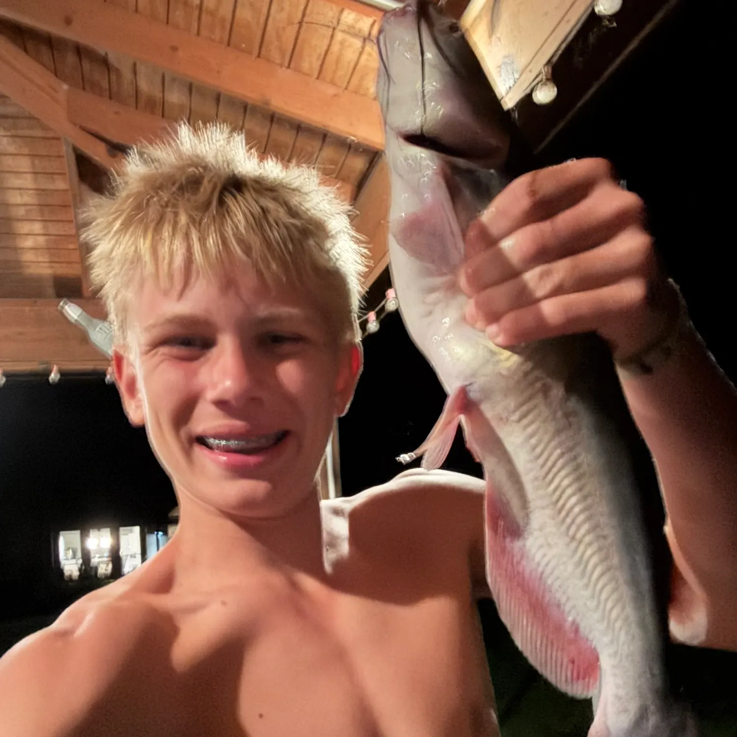 Channel catfish caught on Fishbrain