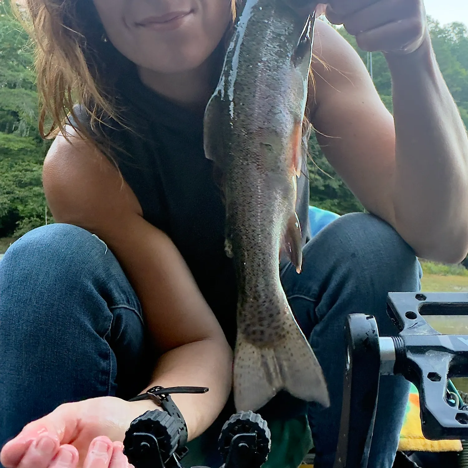 Rainbow trout caught on Fishbrain