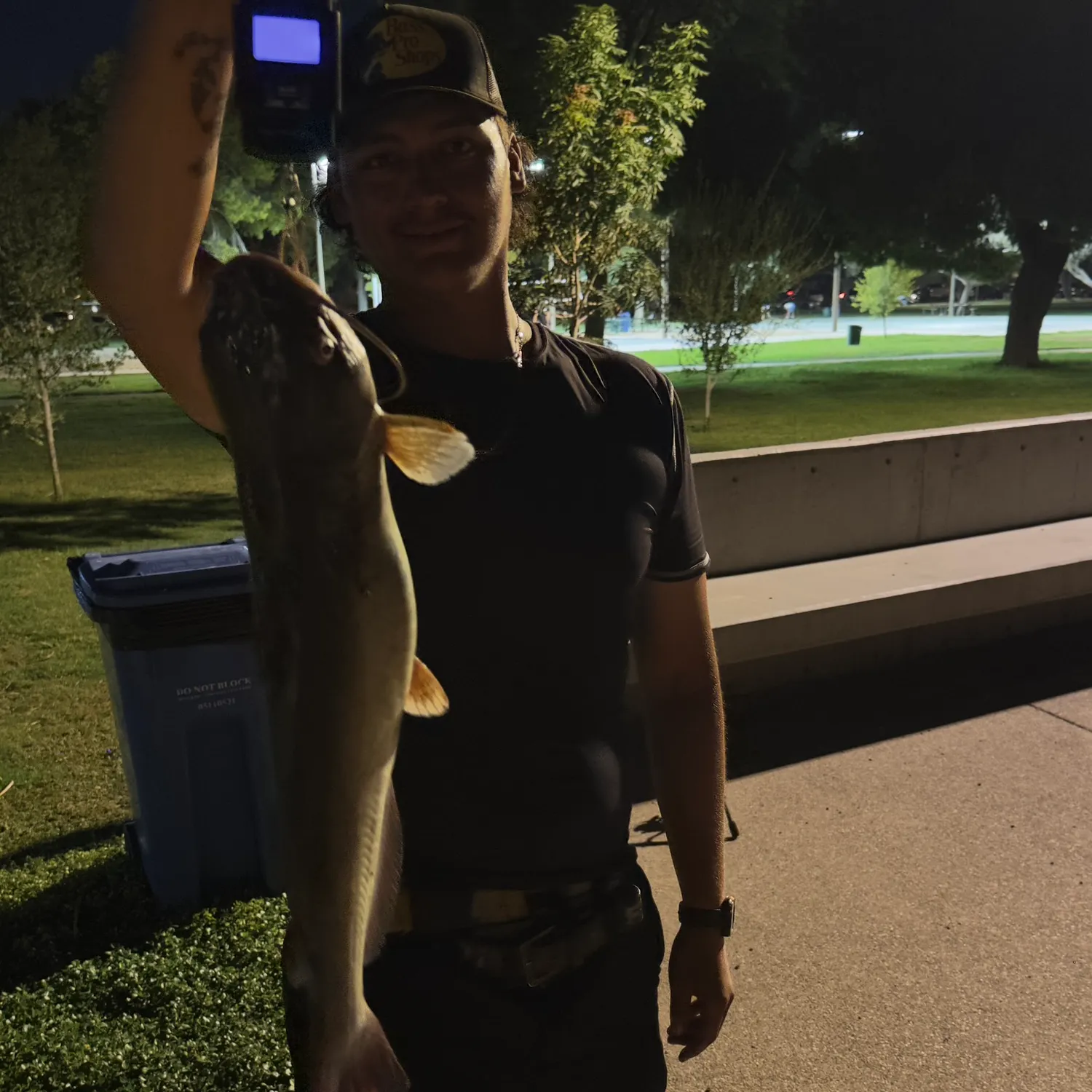 Channel catfish caught on Fishbrain