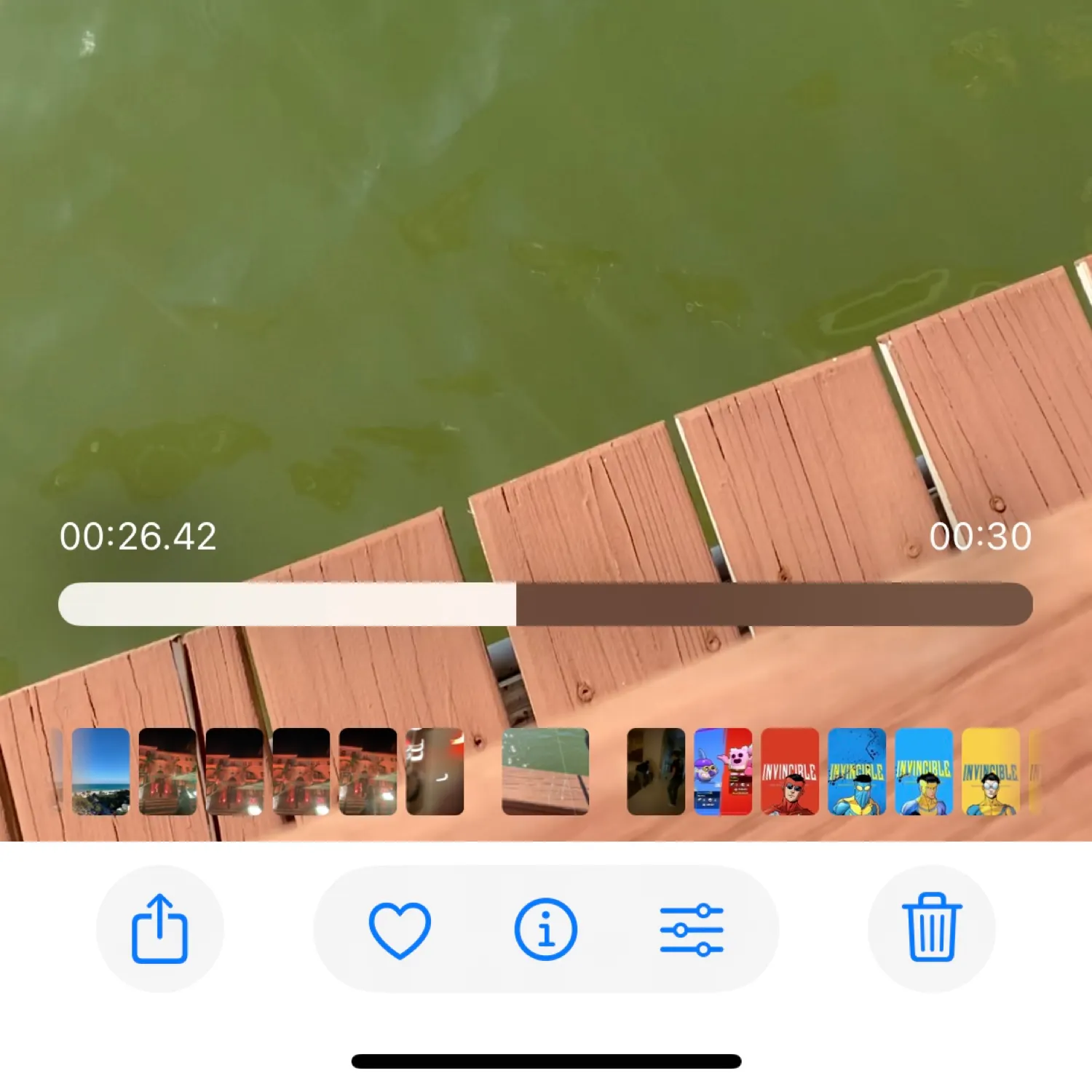 recently logged catches