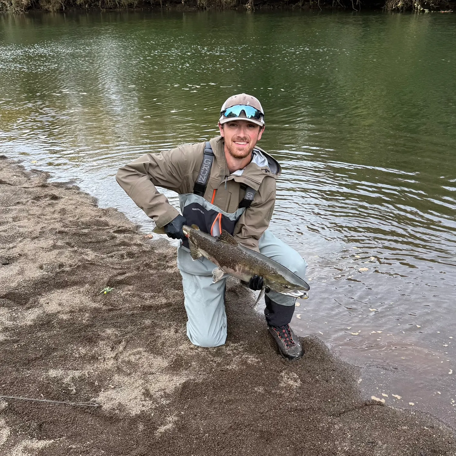 Chum salmon caught on Fishbrain