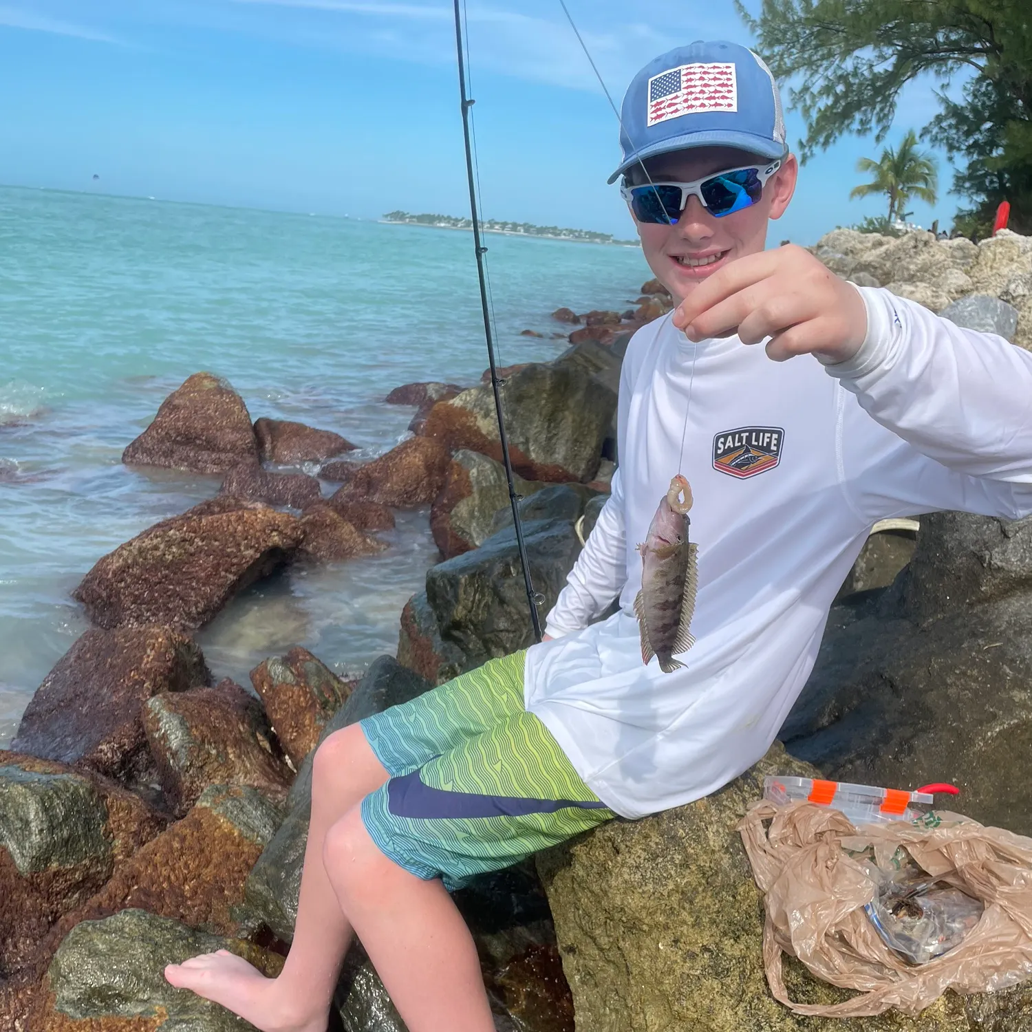 The most recent East Atlantic redlip blenny catches on Fishbrain