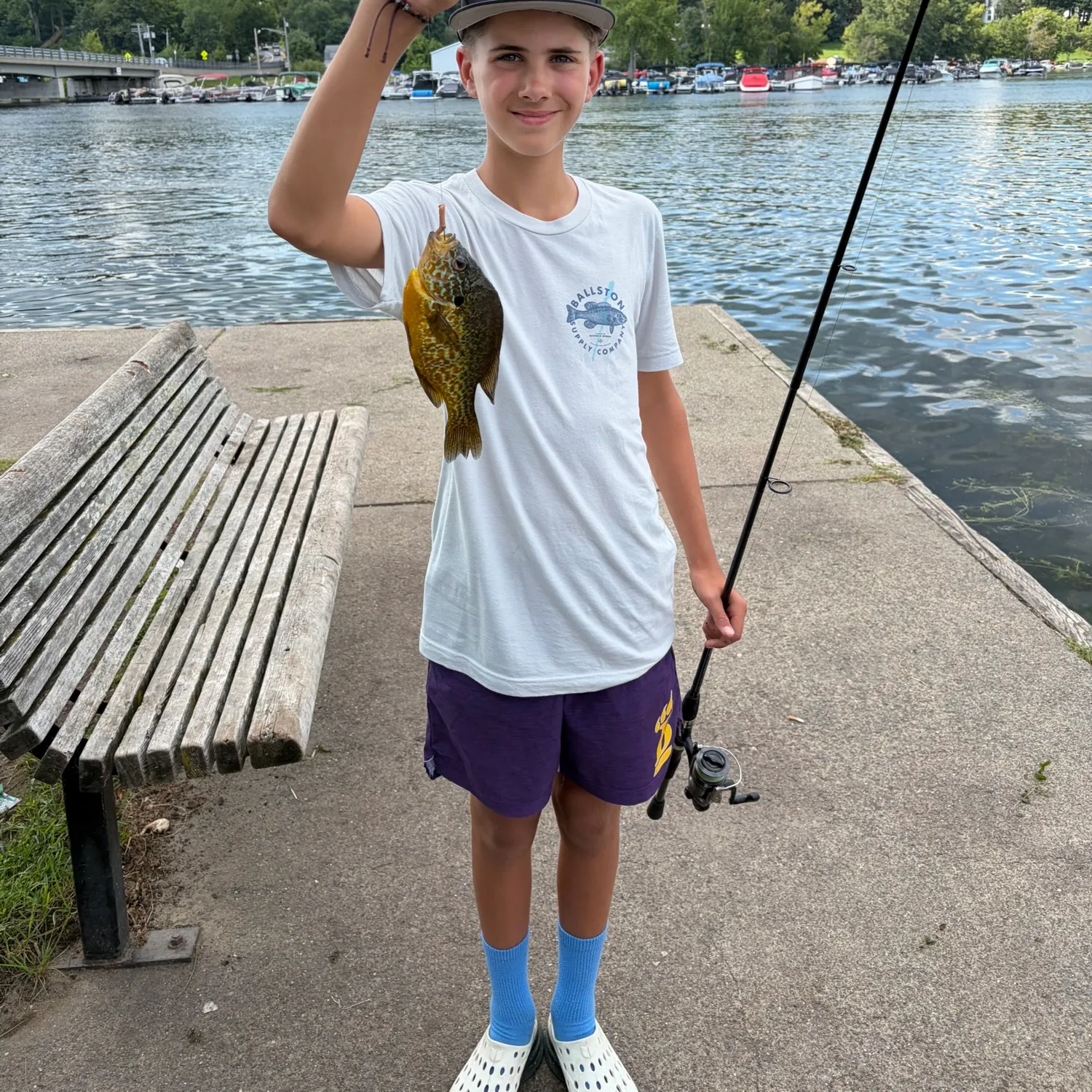 Pumpkinseed caught on Fishbrain