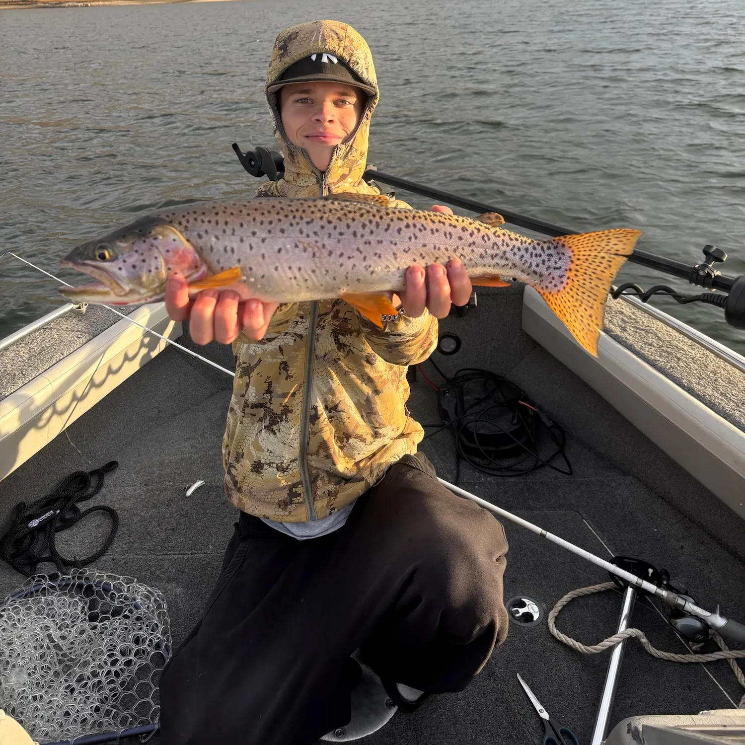 Cutthroat trout caught on Fishbrain