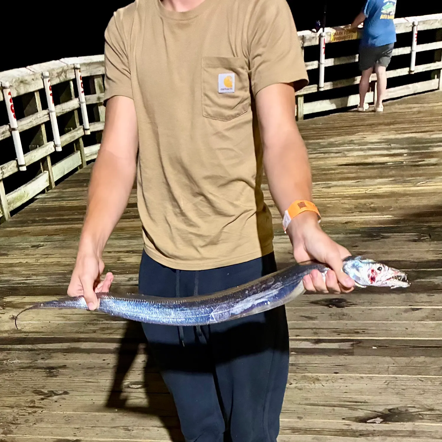 Atlantic cutlassfish caught on Fishbrain