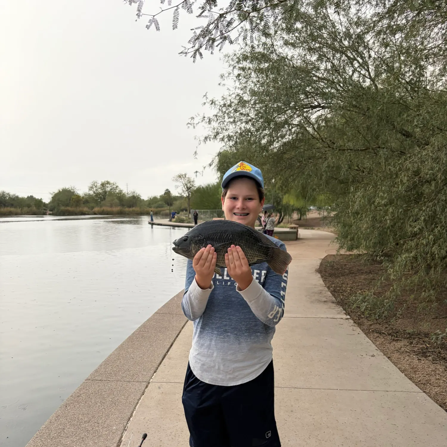 Nile tilapia caught on Fishbrain