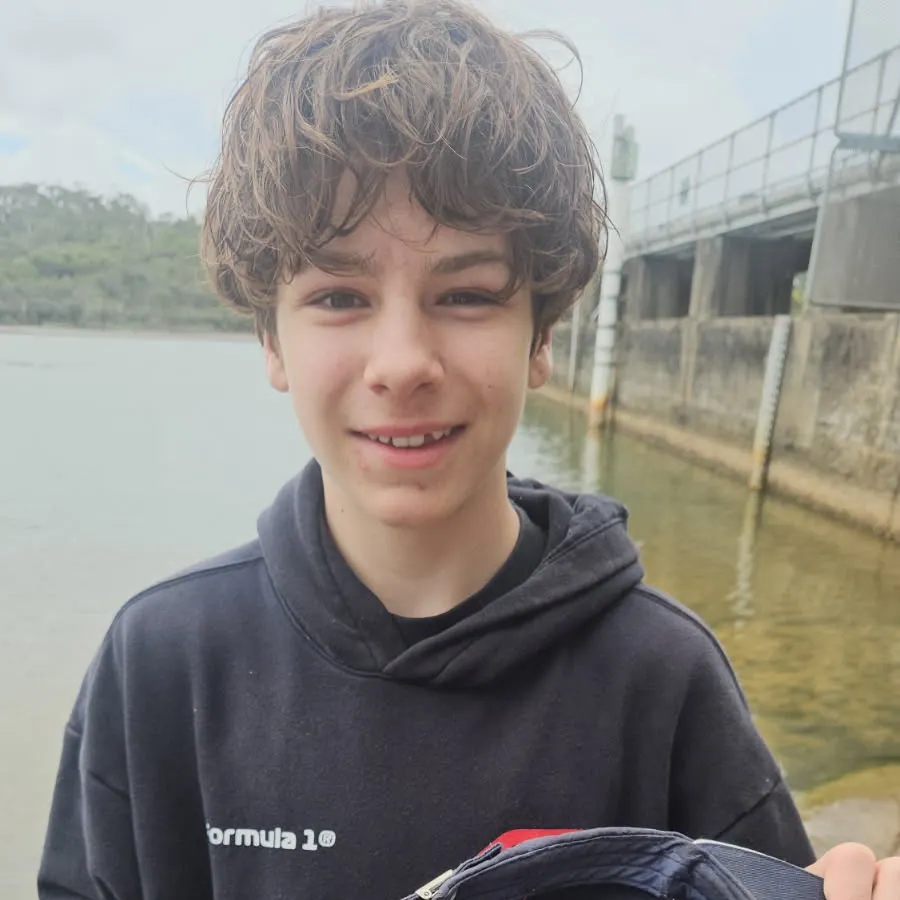 Australian bass caught on Fishbrain