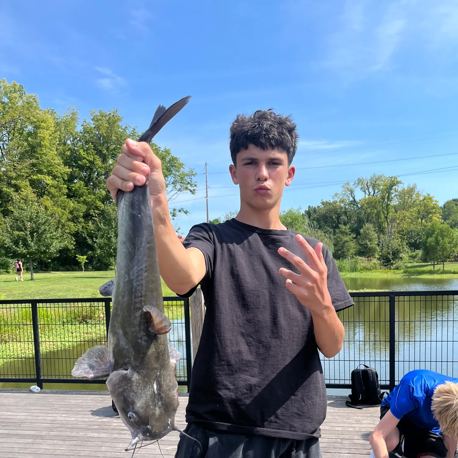 Channel catfish caught on Fishbrain