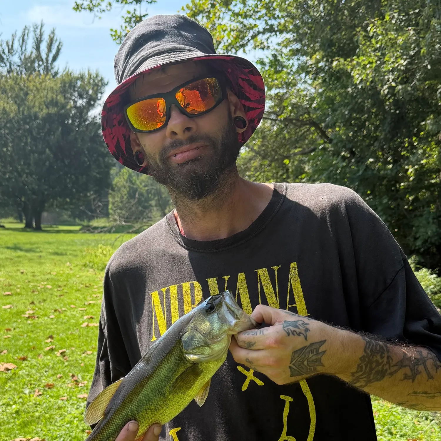 Spotted bass caught on Fishbrain