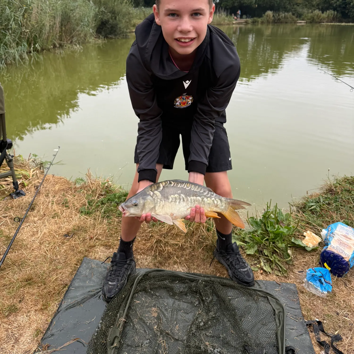 Mirror carp caught on Fishbrain