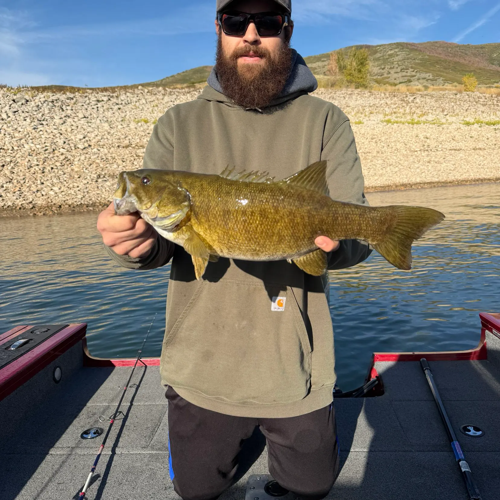 Smallmouth bass caught on Fishbrain