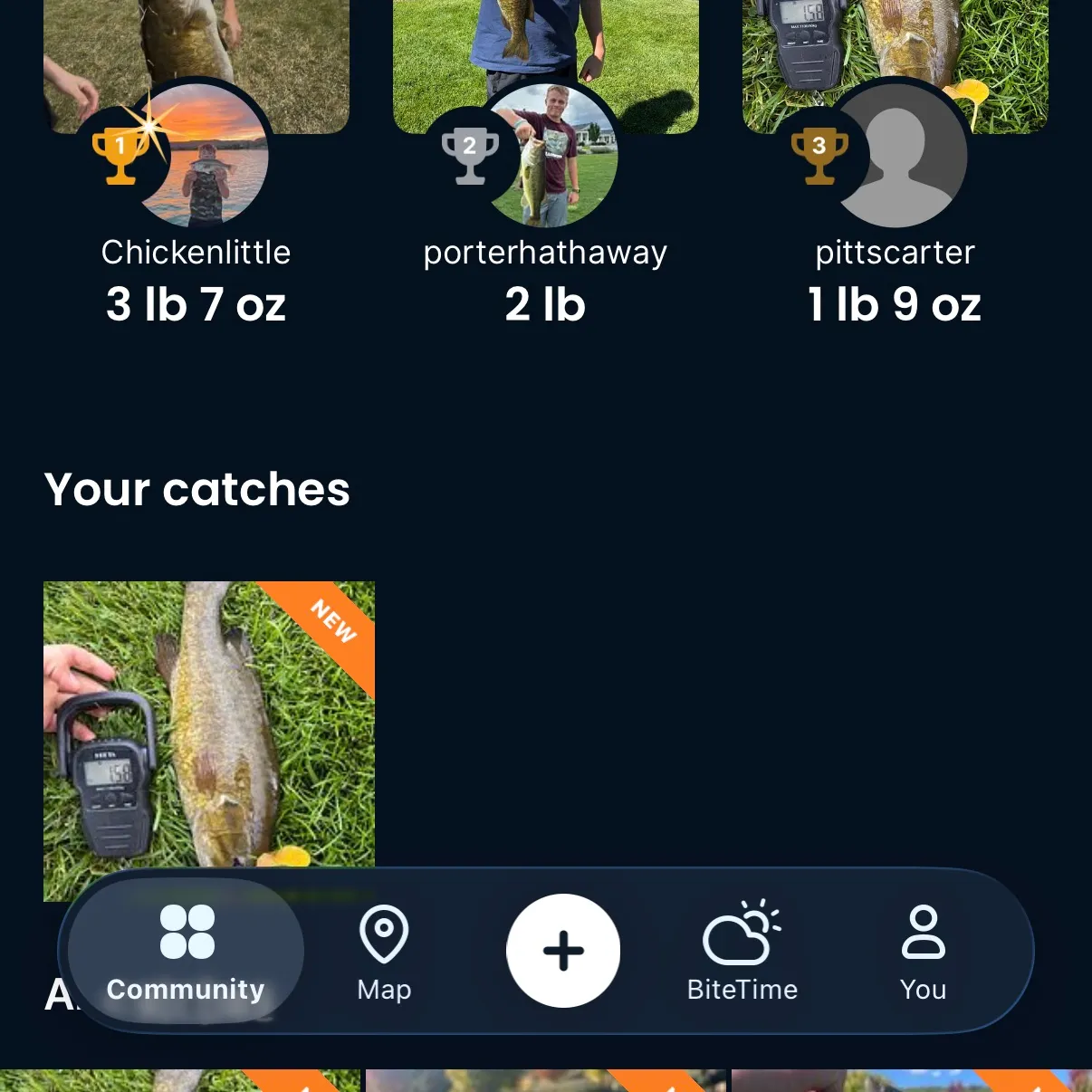 Smallmouth bass caught on Fishbrain