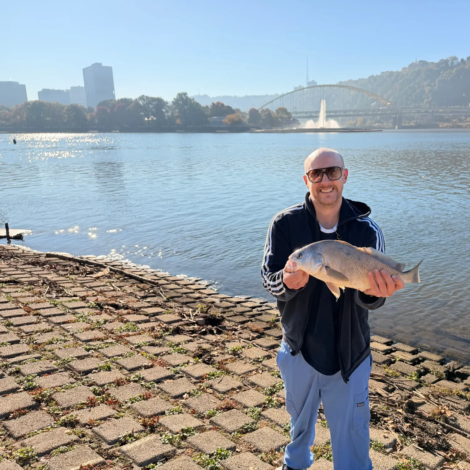 Freshwater drum caught on Fishbrain