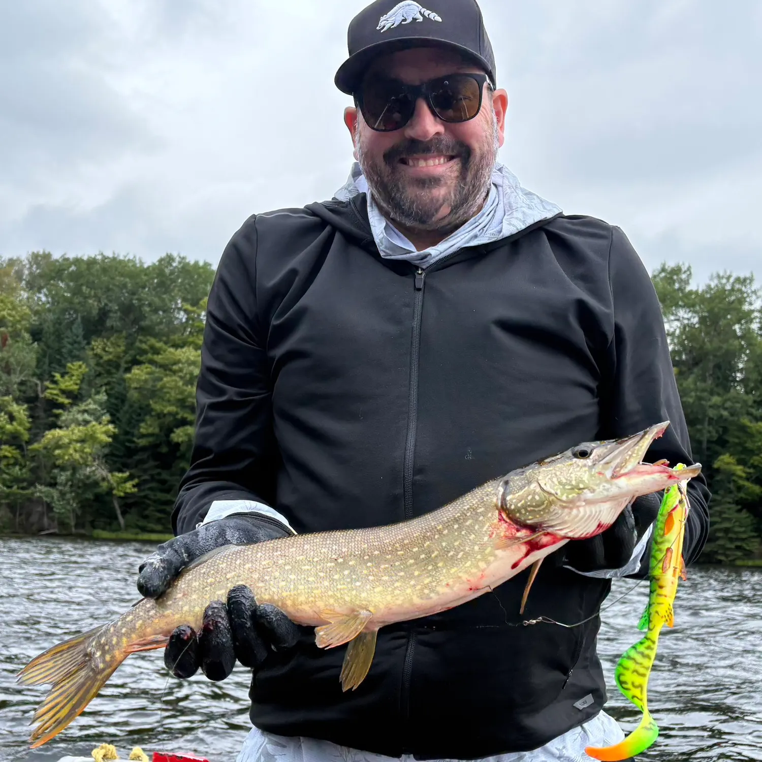 Northern pike caught on Fishbrain
