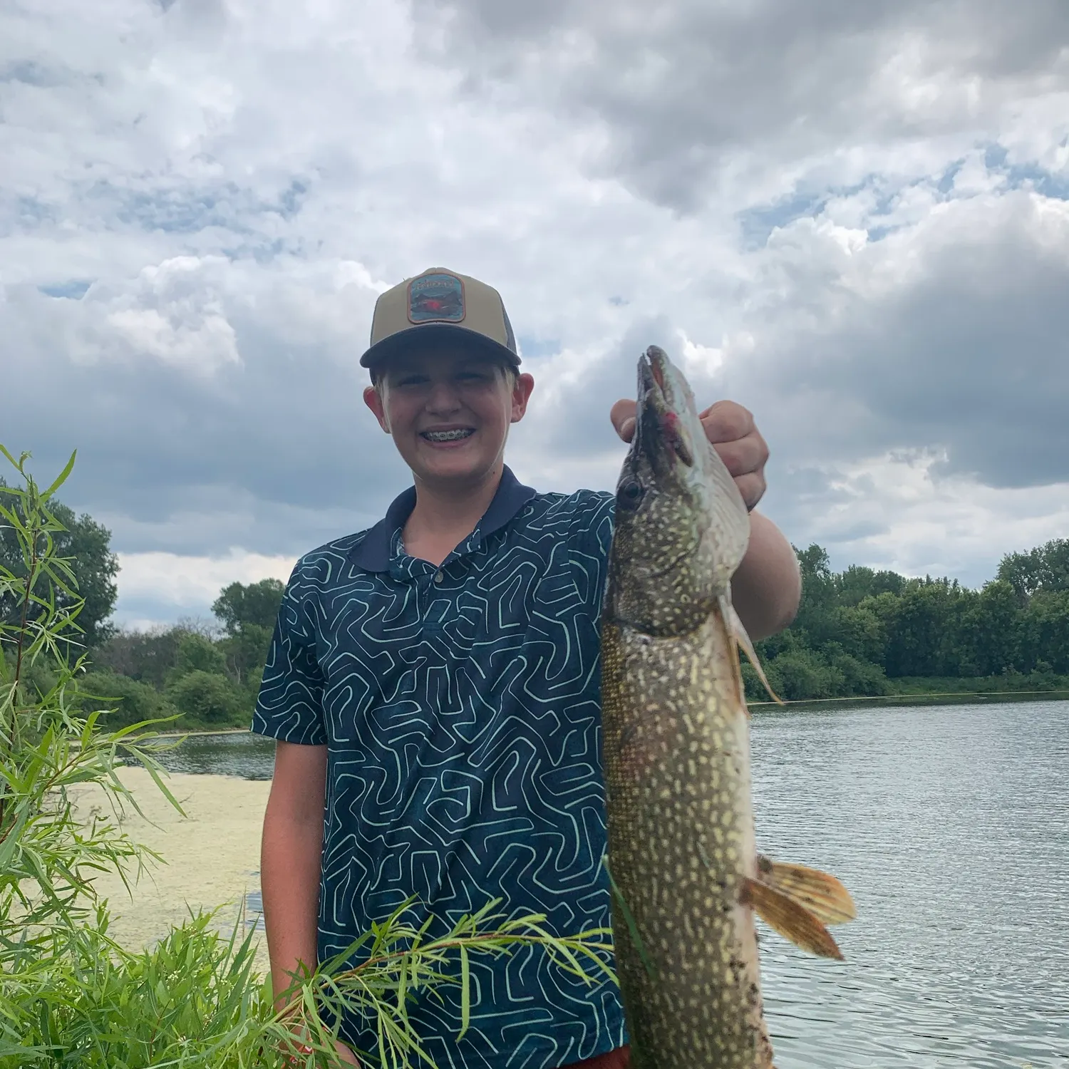 Northern pike caught on Fishbrain