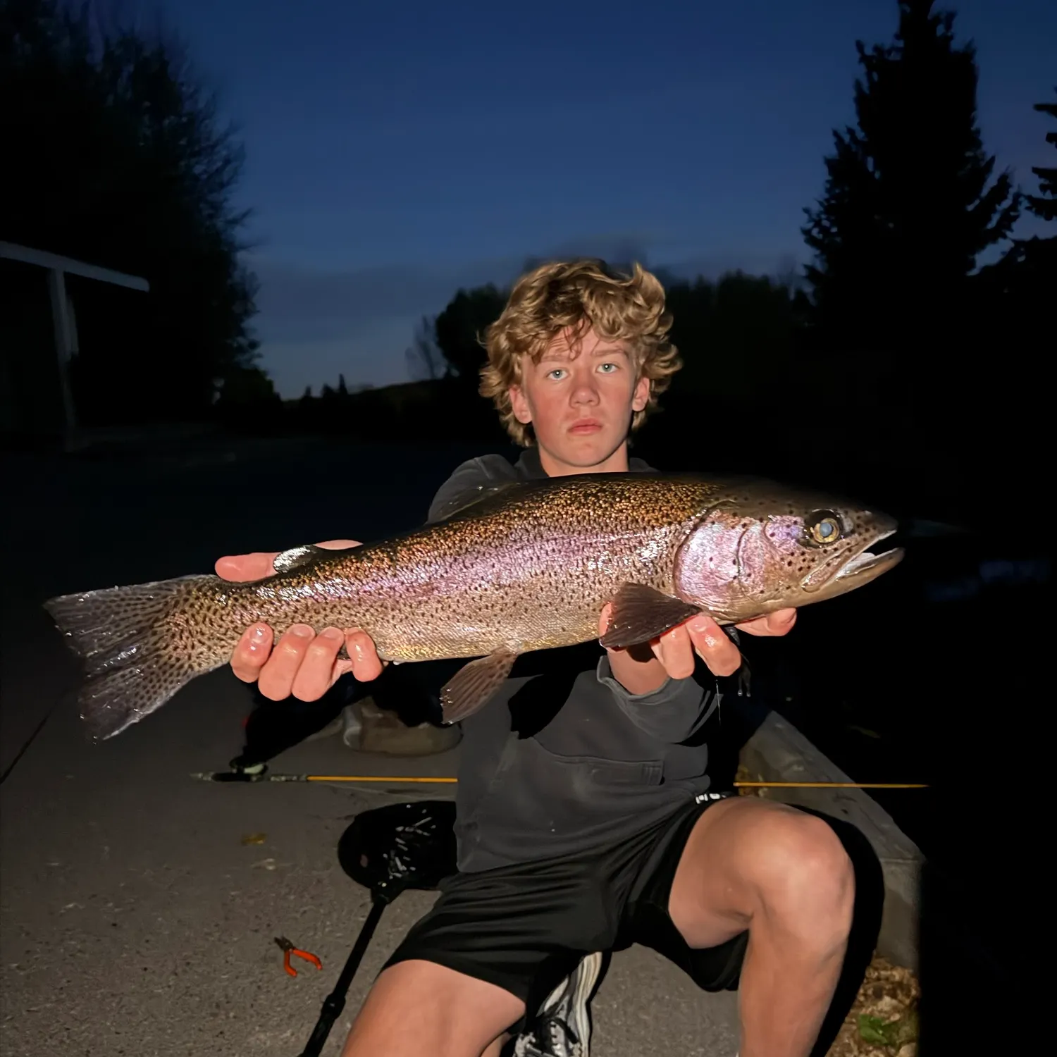 Rainbow trout caught on Fishbrain