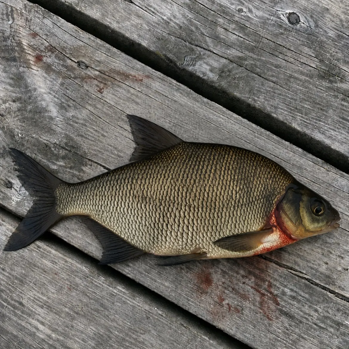 Common bream caught on Fishbrain