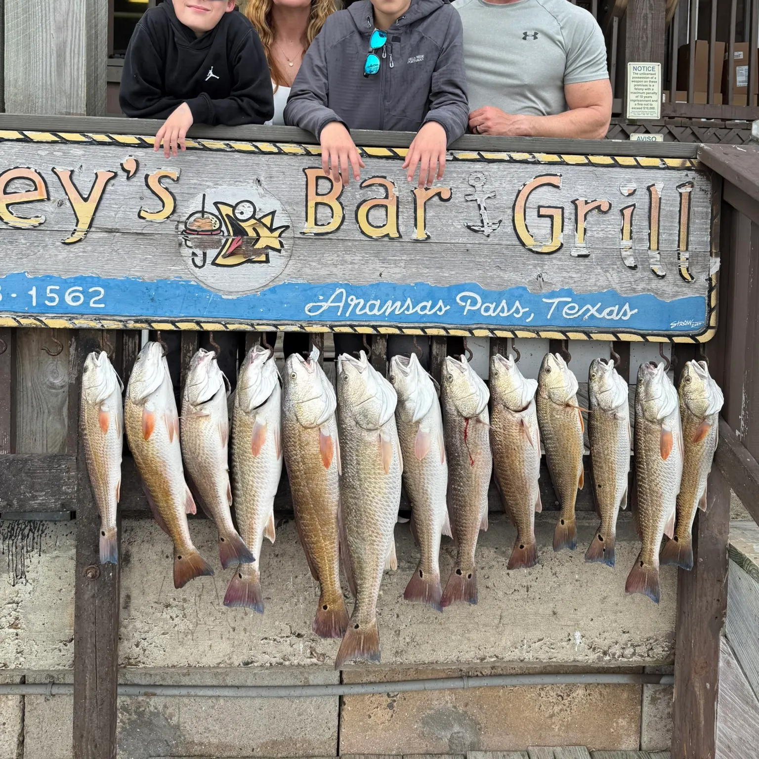 recently logged catches