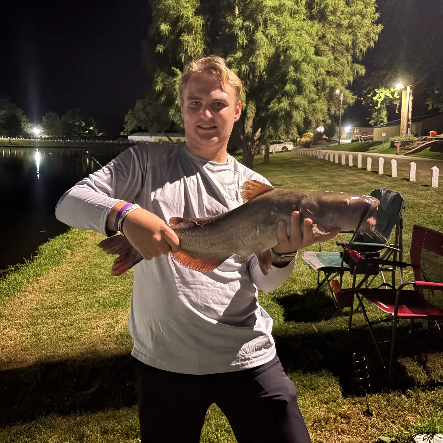 Channel catfish caught on Fishbrain