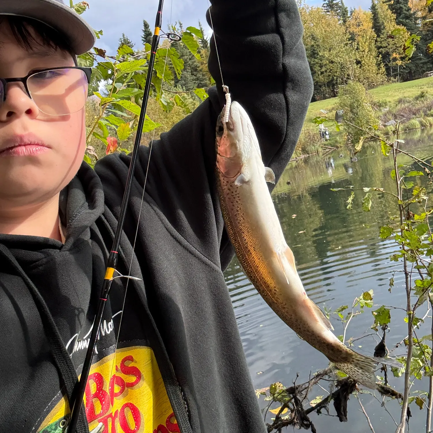 Rainbow trout caught on Fishbrain