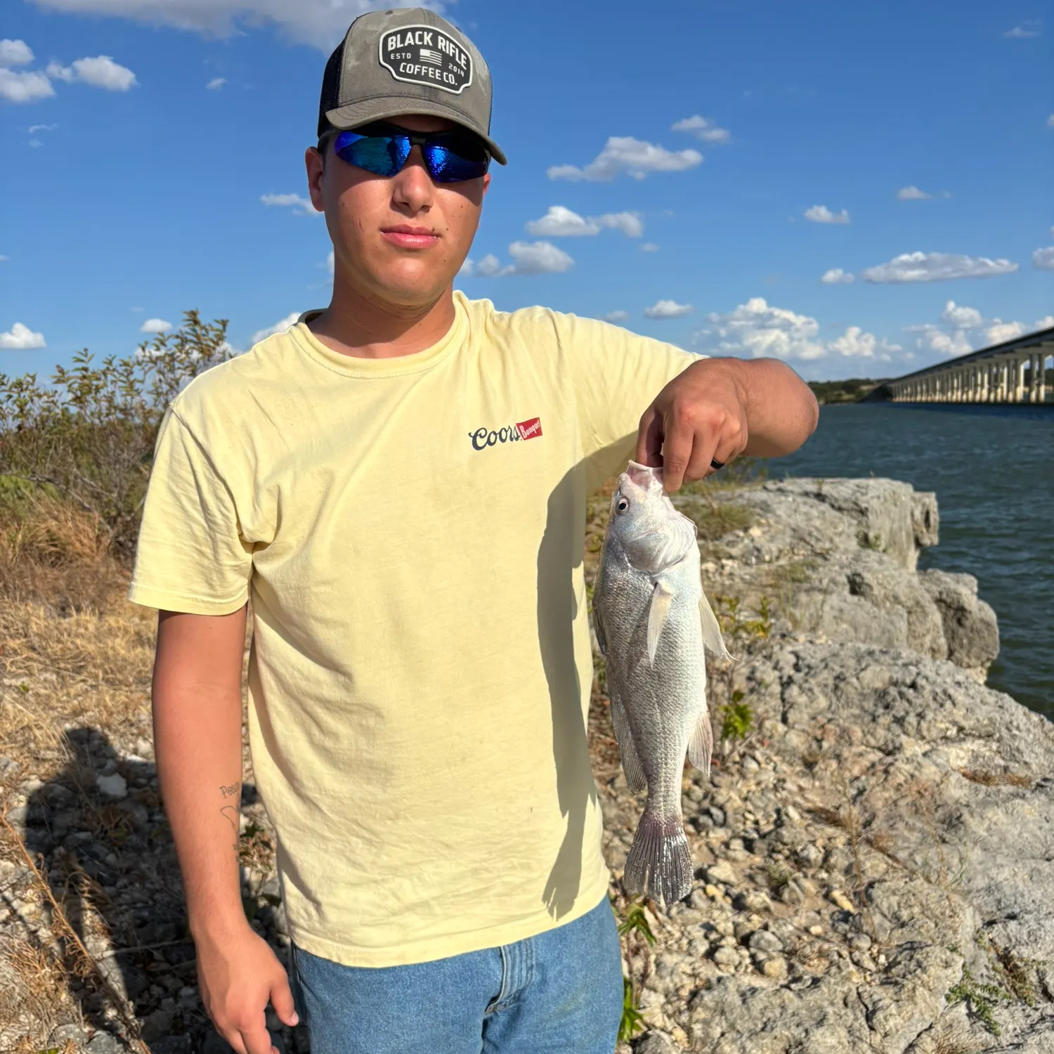 Freshwater drum caught on Fishbrain